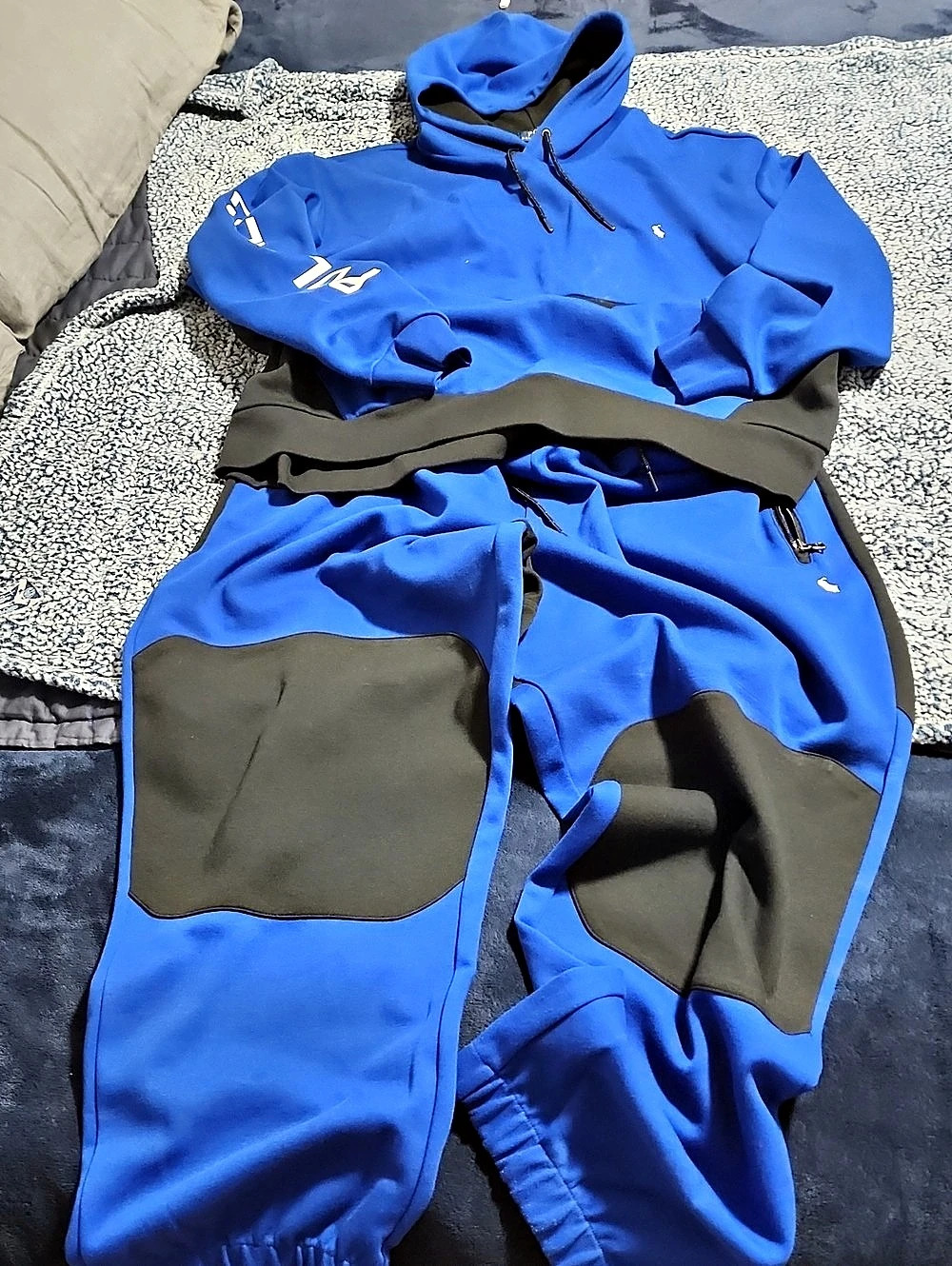 Polo Ralph Lauren Men's Big & Tall Blue & Black Matching Set Like New